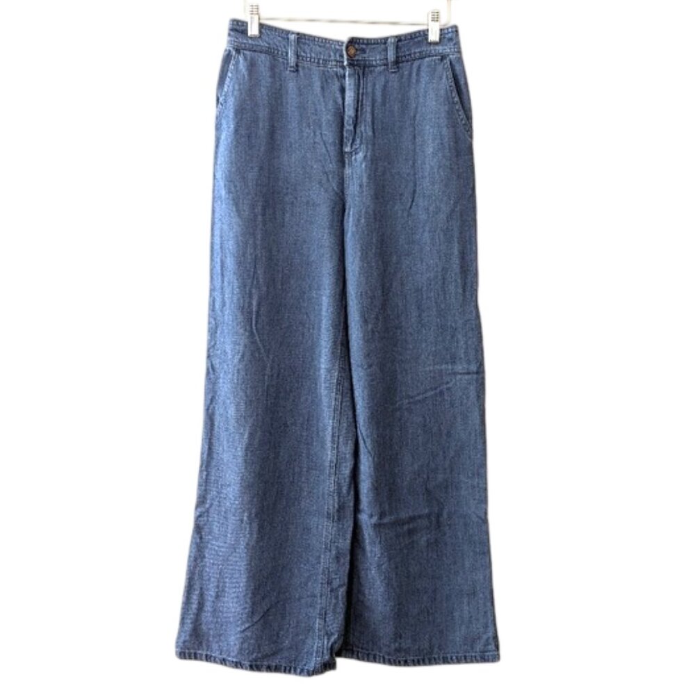 Sincerely‎ Jules Lyocell Blend High Rise Wide-Leg Denim Pants Size 1/25